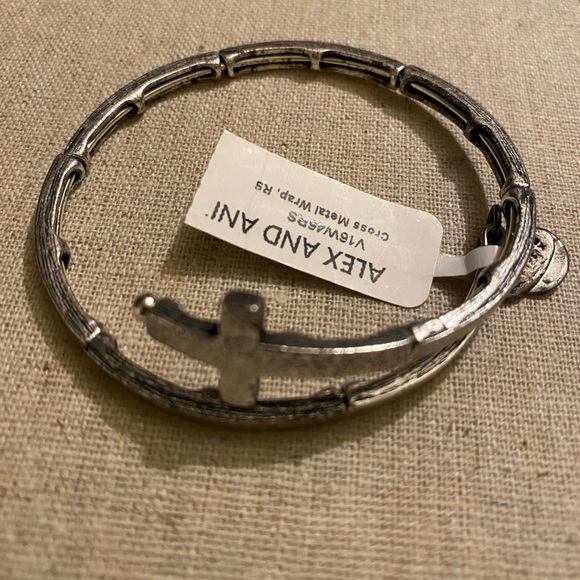 Alex and Ani Jewelry - Alex and Ani Metallic Cross Bangle